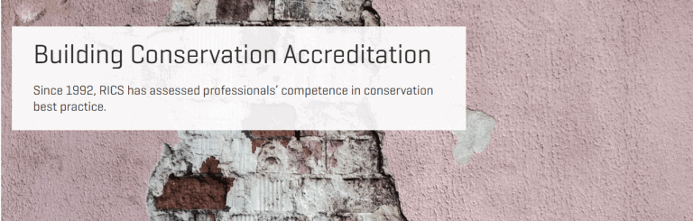Building Conservation Accreditation Update