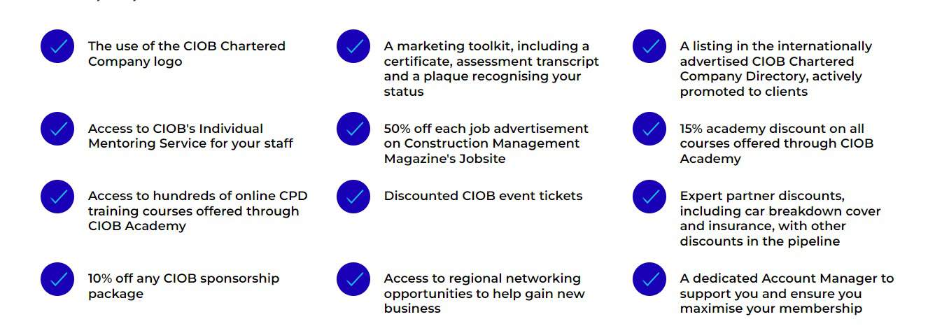 CIOB Benefits